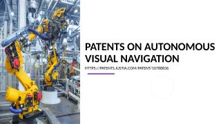 patents on Autonomous visual navigation (1).ppt