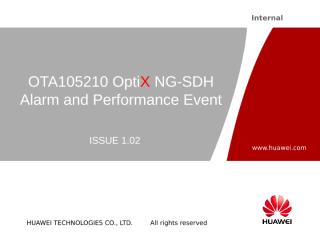 ota105210 optix ng-sdh alarm and performance event issue 1.02.ppt